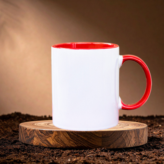 11oz Coloured Inner Mug – Custom Printed