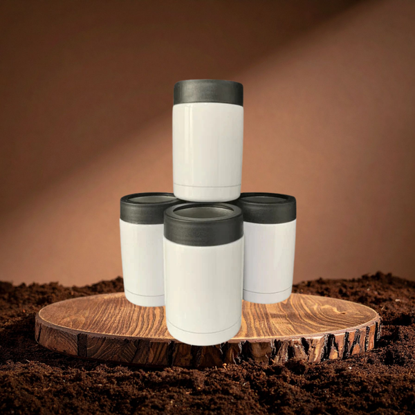 12oz 2-in-1 Stainless Steel Can Cooler – Custom Printed