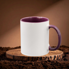 11oz Coloured Inner Mug – Custom Printed
