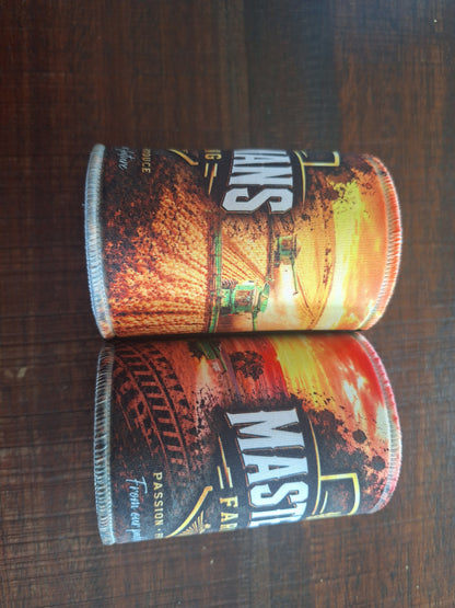 Overlocked Stubby Cooler – Custom Printed