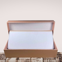 PU Leather Clutch Wallet – Custom Printed Beige