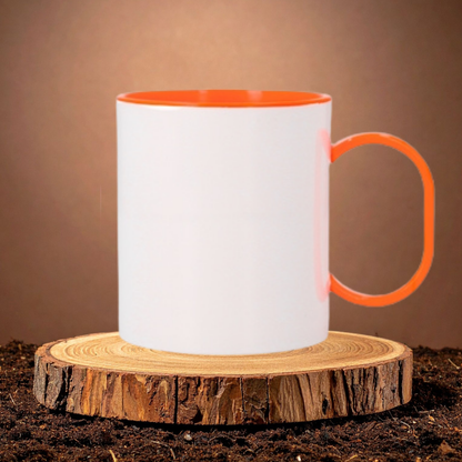 11oz Polymer Coloured Inner Mug – Custom Printed