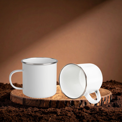 12oz & 17oz Enamel Camping Mug – Custom Printed