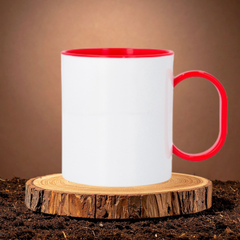 11oz Polymer Coloured Inner Mug – Custom Printed