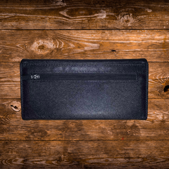 PU Leather Clutch Wallet – Custom Printed Black