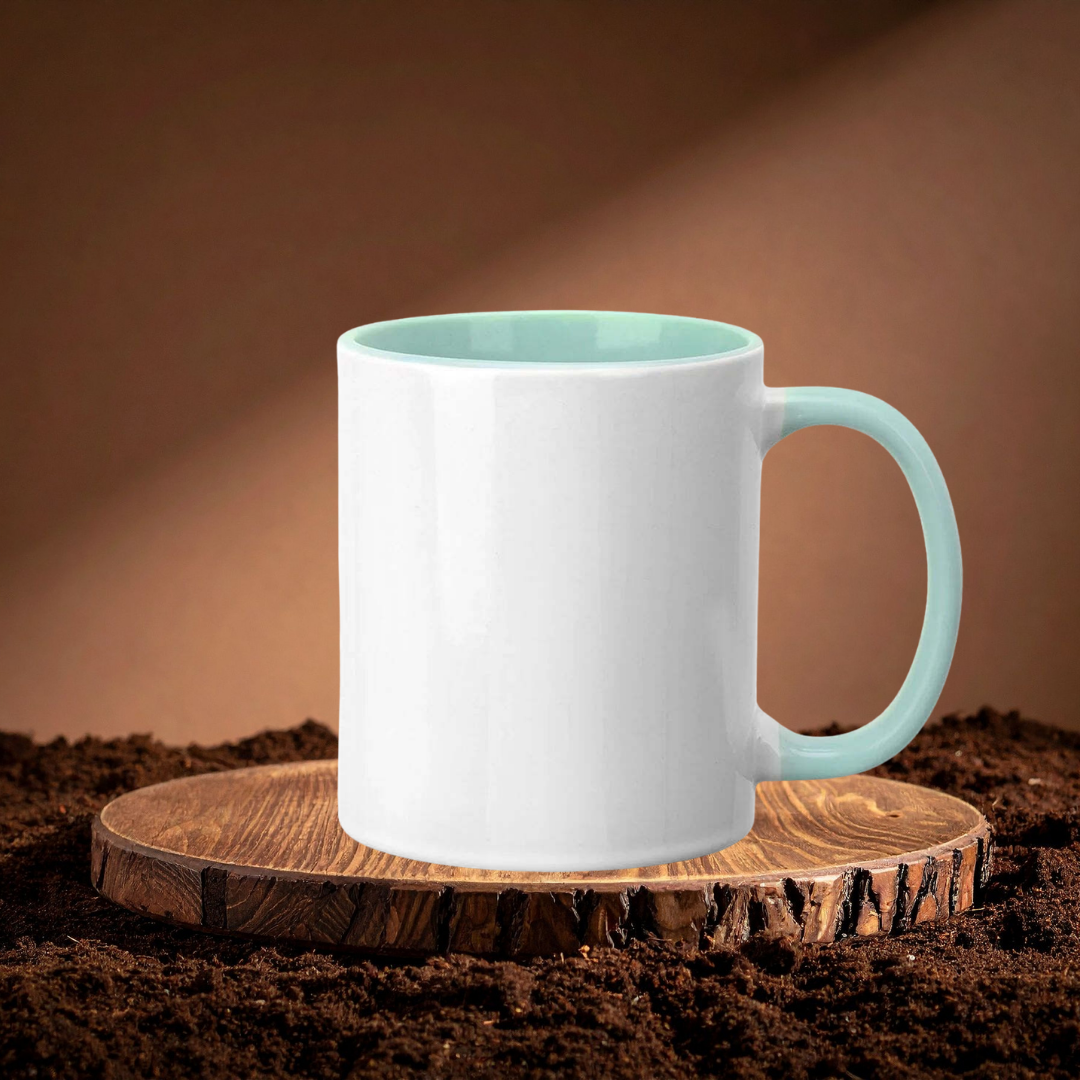 11oz Coloured Inner Mug – Custom Printed