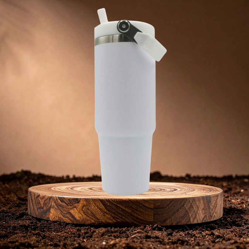 40oz Flip Straw Tumbler – Custom Printed