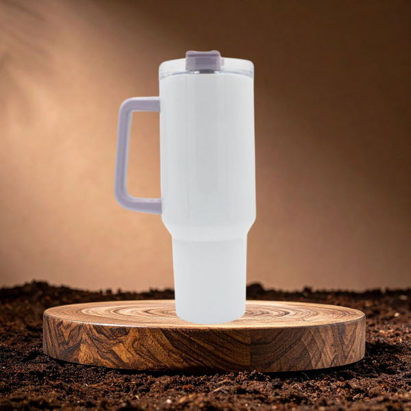 40oz Handled Tumbler – Custom Printed
