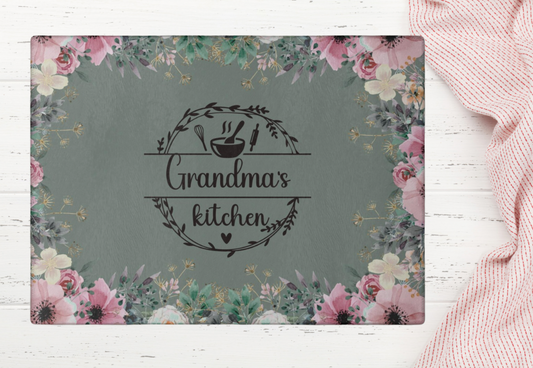 Glass Cutting Board – Custom Printed