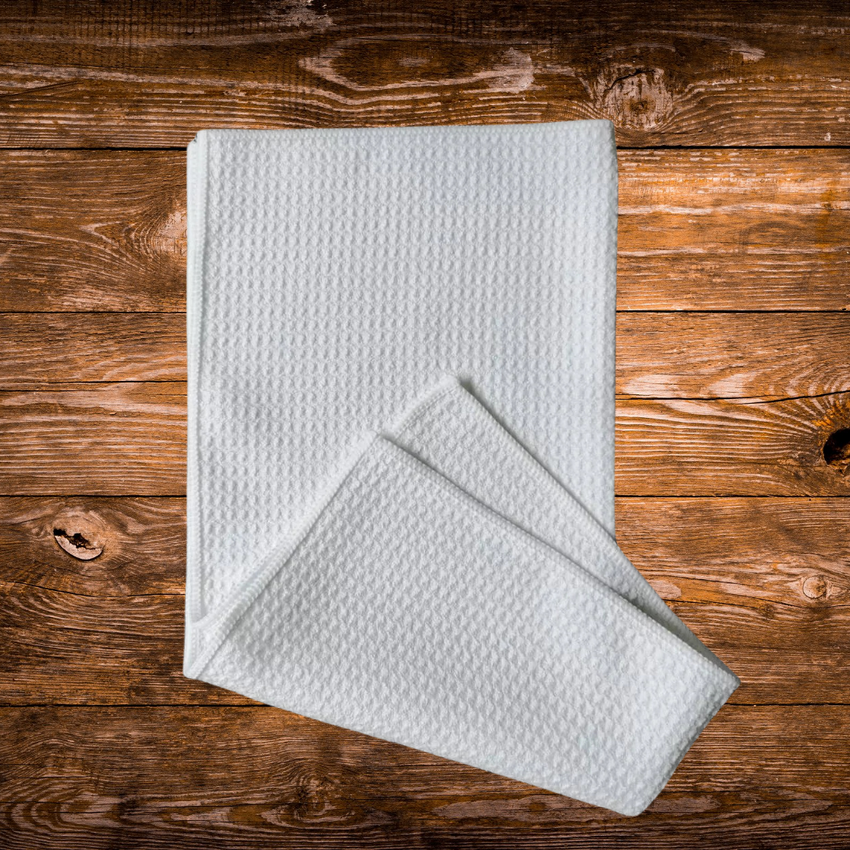 Waffle Tea Towel - Custom Printed
