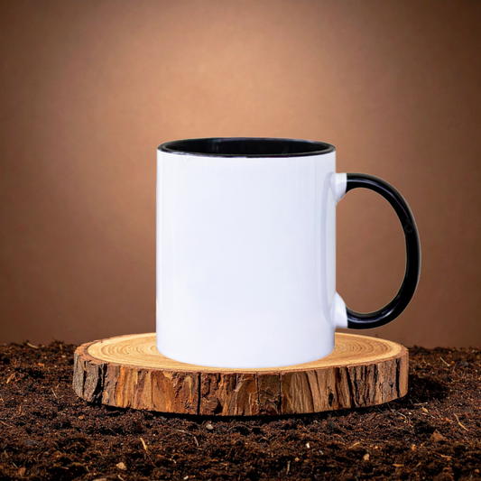 11oz Black Inner Mug – Custom Printed